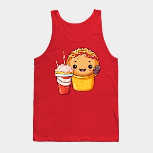 Donut kawaii  junk food T-Shirt cute  funny Tank Top